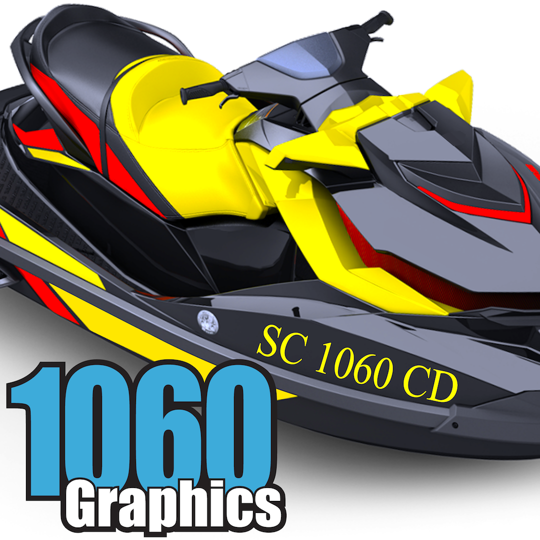  1060 Graphics - Custom Registration Number Stickers